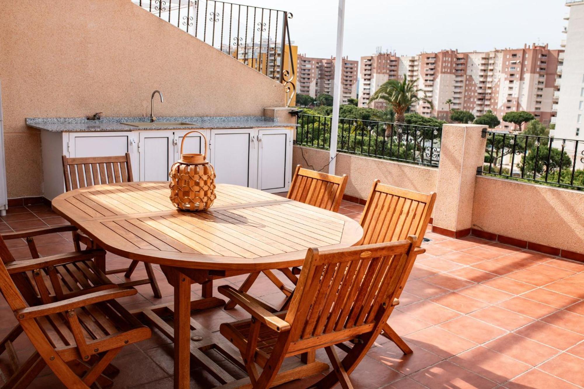 Perla De Mar - Atico Con Amplia Terraza 40M2, Piscina Y Parking En Playa Canet Canet d'En Berenguer Exterior foto
